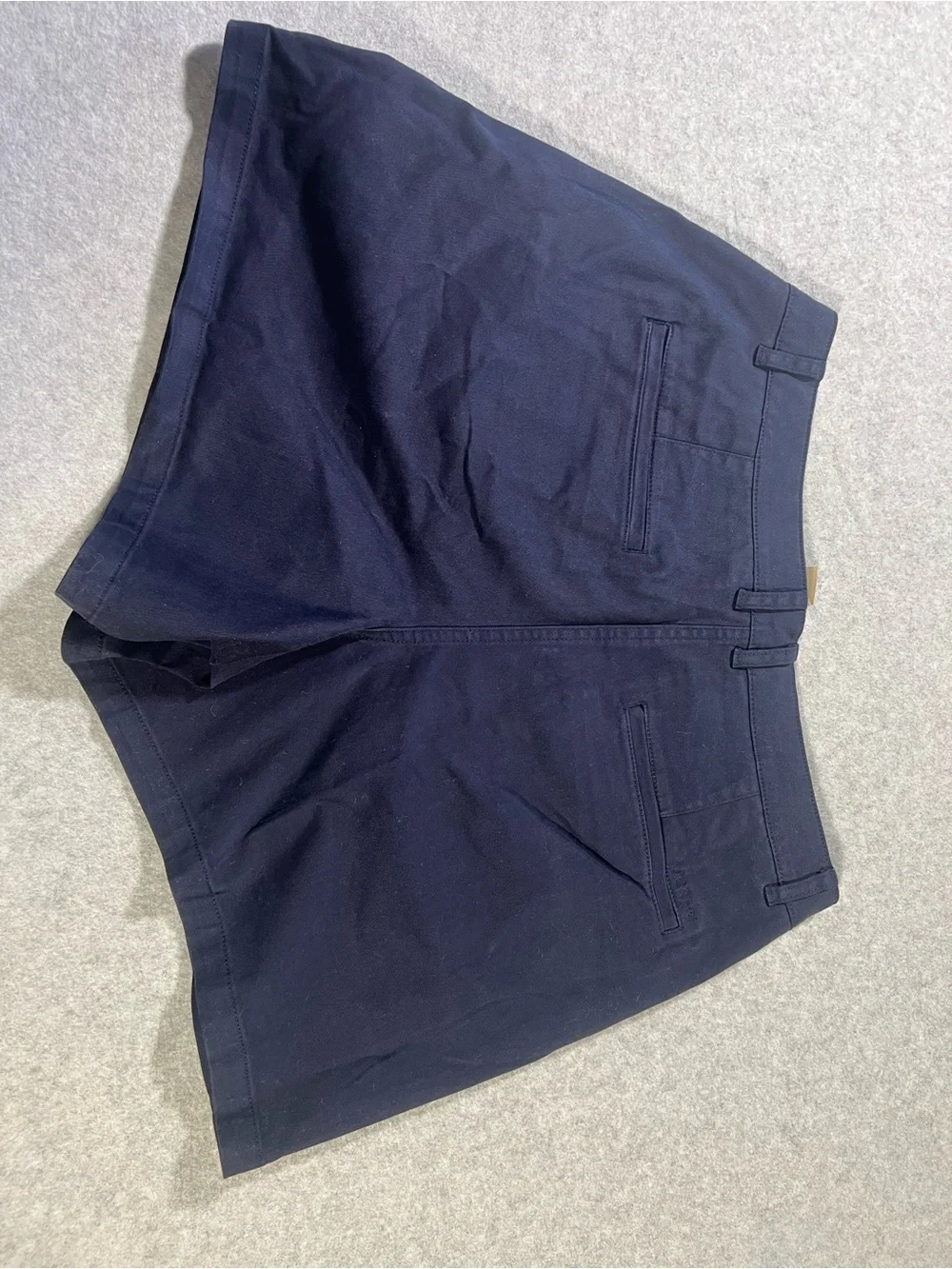 J. Crew Navy Pleated High-Waist Shorts